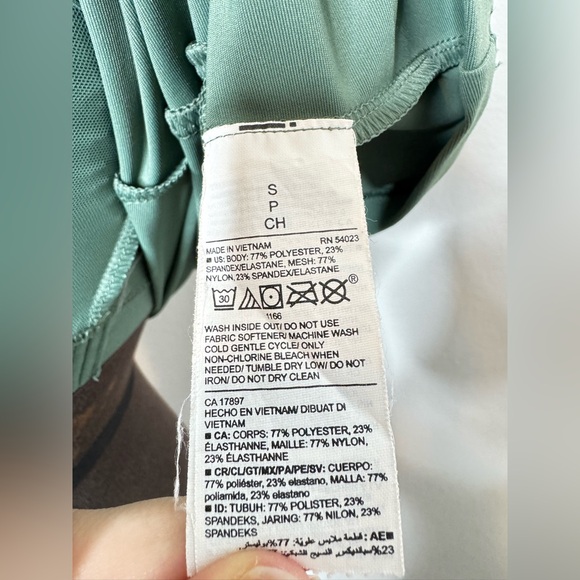 OLD NAVY Sleeveless PowerSoft Performance Racer-Back Mini Swing Dress Forest - Picture 9 of 9